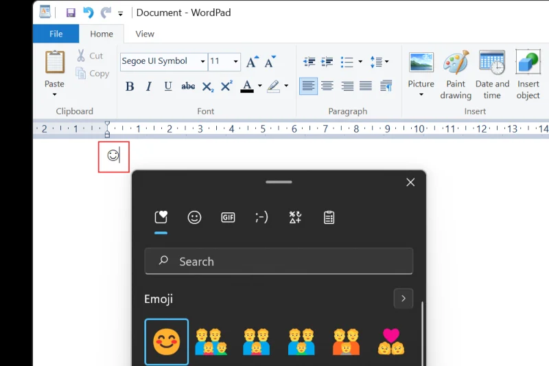 키보드 단축키를 사용하여 Windows 11에서 이모티콘을 사용하는 방법