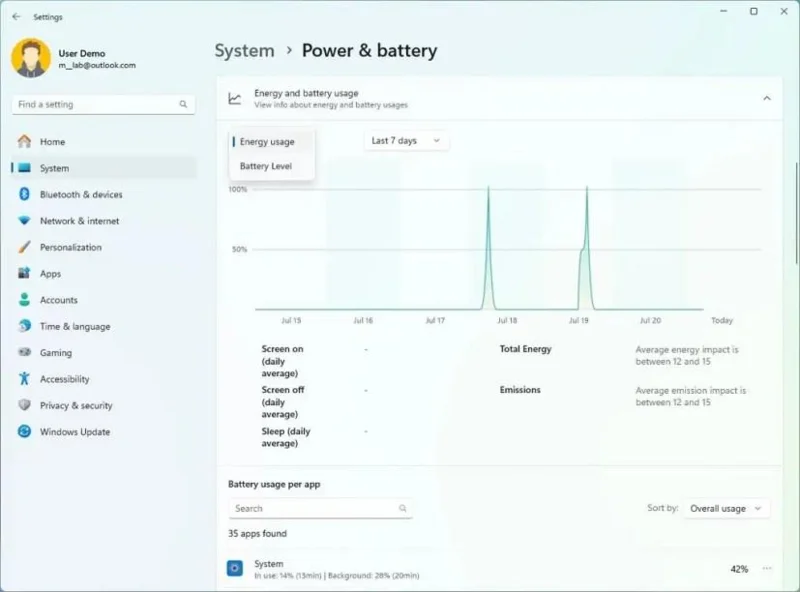 วิธีเปิดใช้งานการตั้งค่าพลังงานและแบตเตอรี่ใหม่ใน Windows 11