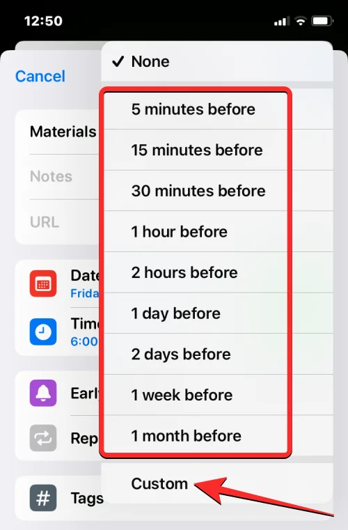 iOS 17で早期リマインダーを設定する方法