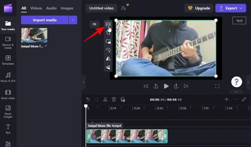在 Clipchamp 中裁剪視頻：分步指南