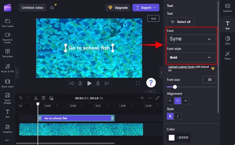 Clipchamp에 텍스트 추가: 단계별 가이드