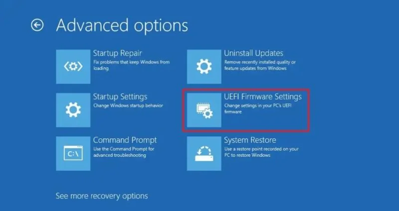วิธีเปลี่ยนลำดับการบูต UEFI (BIOS) บน Windows 11