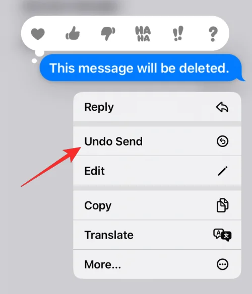 iOS 16의 iPhone 메시지에서 메시지 편집 기록을 보는 방법