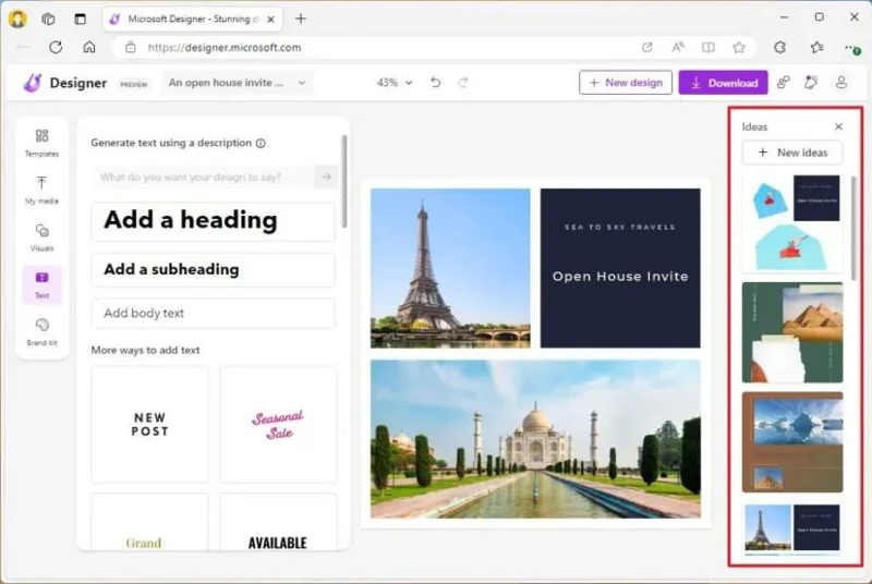 วิธีใช้ Microsoft Designer เพื่อสร้างกราฟิก