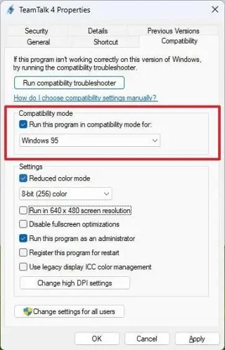 วิธีเรียกใช้แอปเก่าในโหมดความเข้ากันได้บน Windows 11