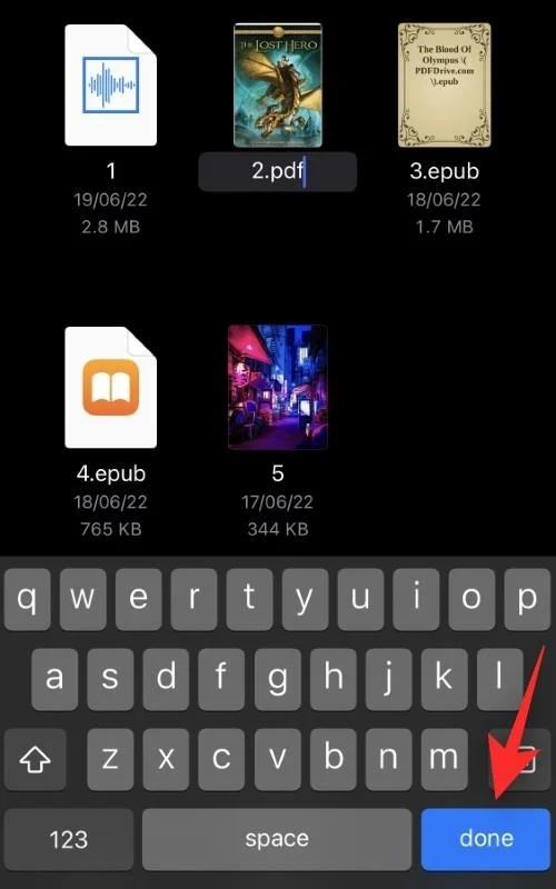 iOS 16에서 iPhone의 파일 확장자를 변경하는 방법