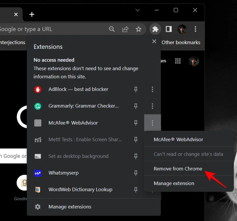 วิธีหยุดป๊อปอัป McAfee บน Windows 11