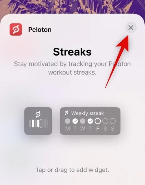 如何在裝有 iOS 16 的 iPhone 上的鎖定屏幕上添加 Peloton Widget
