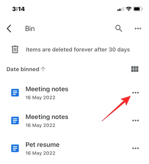 iPhone의 Google 드라이브에서 파일을 삭제하는 방법