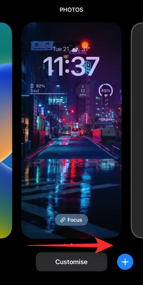 iOS 16의 iPhone에서 위젯을 관리하는 방법