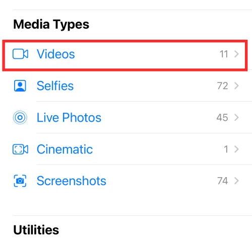 iOS 16에서 iPhone의 비디오 링크를 여는 방법