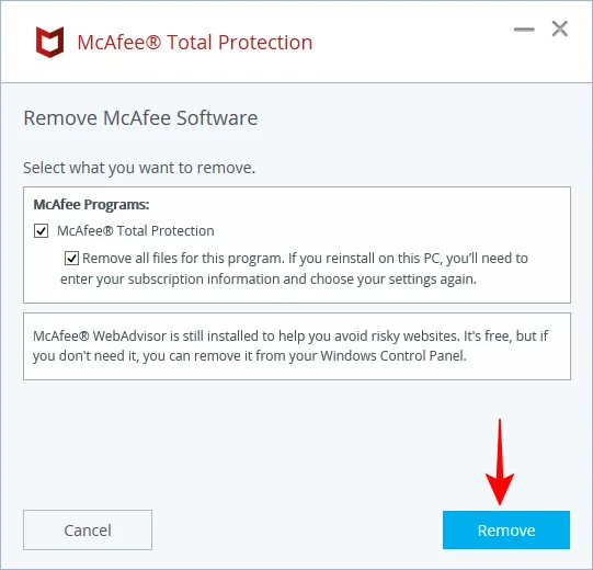 วิธีหยุดป๊อปอัป McAfee บน Windows 11