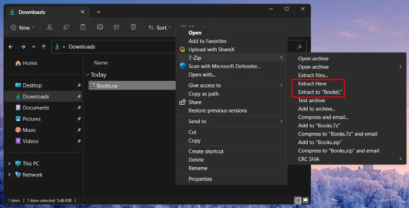 วิธีแยกไฟล์ใน Windows 11 [AIO] [2023]