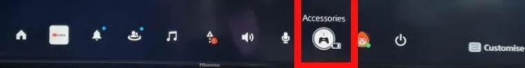 PS5 DualSense 컨트롤러 배터리 잔량을 확인하는 방법