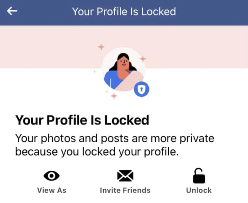 Facebook 프로필을 잠그고 잠금 해제하는 방법