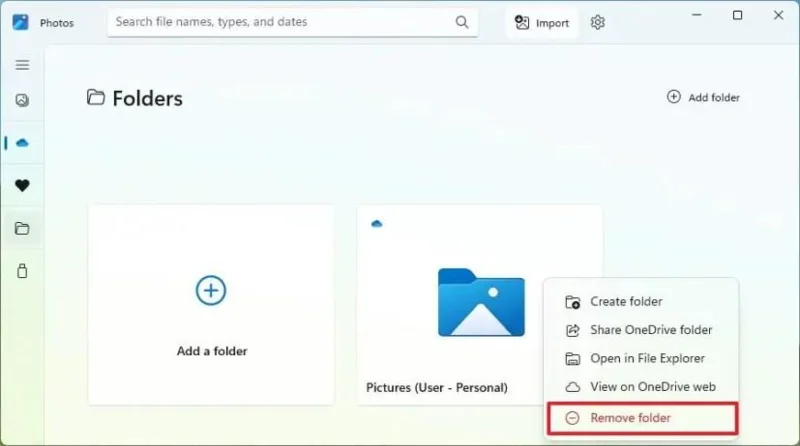 วิธีเพิ่มและลบตำแหน่งโฟลเดอร์ใน Photos สำหรับ Windows 11