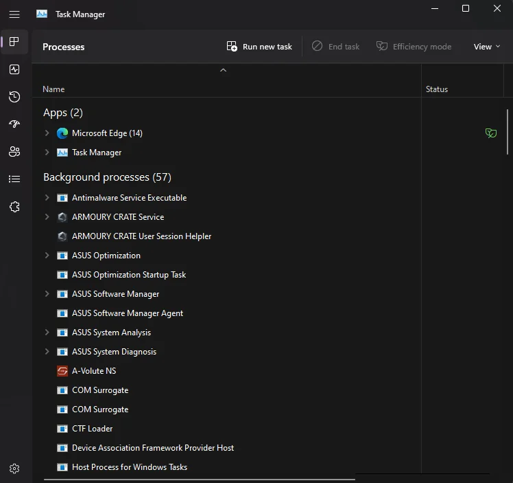 앱 또는 프로세스에 대해 Windows 11에서 효율성 모드를 켜거나 끄는 방법