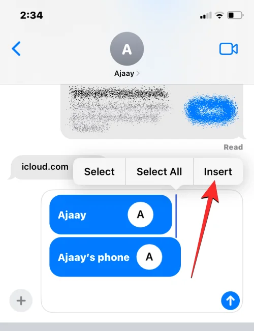 如何在 iOS 17 上的 iPhone 上直接在消息中插入聯繫人和密碼