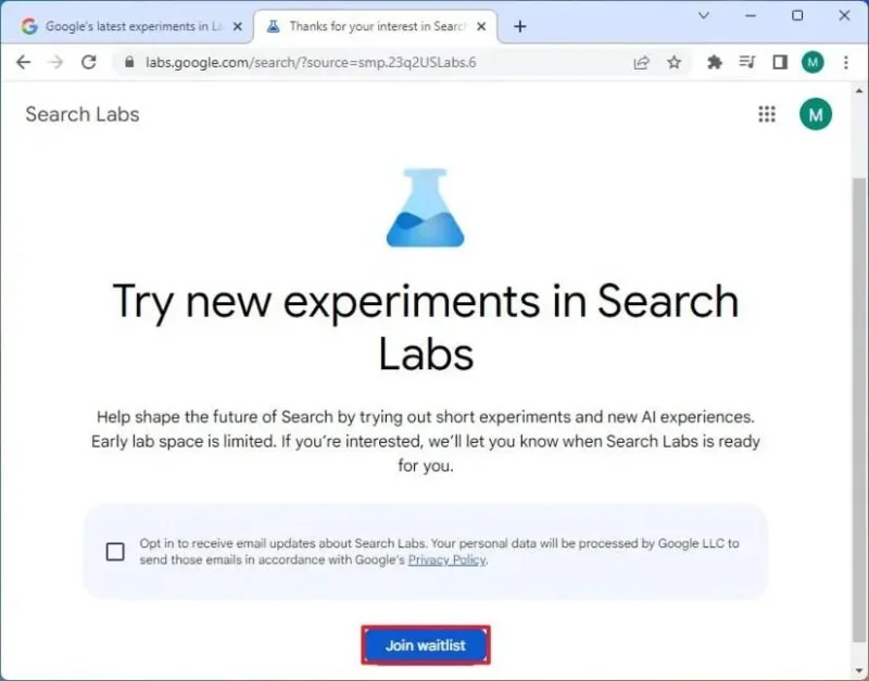 Google 検索で Generative AI に早期アクセスする方法