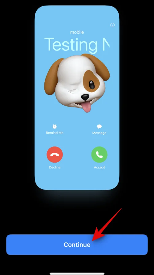iOS 17이 설치된 iPhone에서 누군가를 위한 연락처 포스터를 만드는 방법