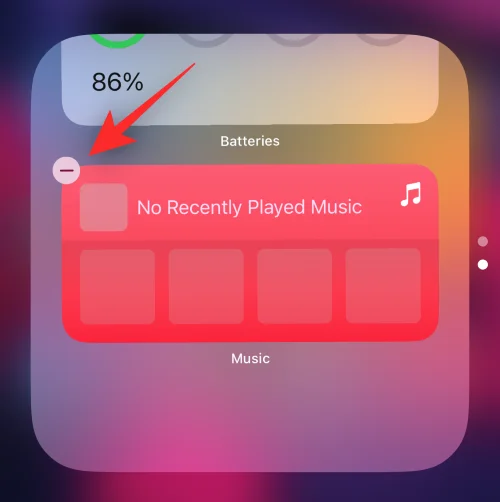 iOS 16의 iPhone에서 위젯을 관리하는 방법