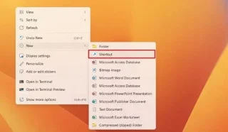 วิธีสร้างทางลัดบนเดสก์ท็อปใน Windows 11