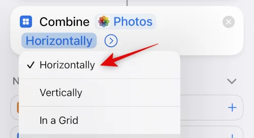 iPhone에서 두 장의 사진을 나란히 넣는 방법
