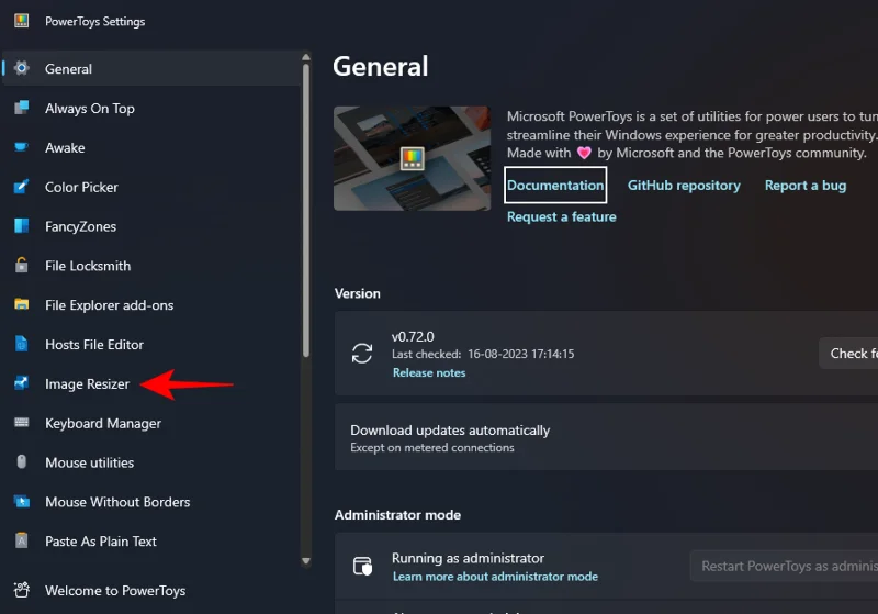 วิธีปรับขนาดรูปภาพเป็นกลุ่มด้วย PowerToys บน Windows