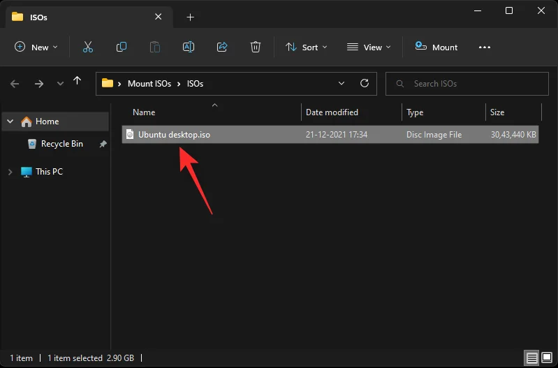Windows 11에서 ISO를 쉽게 마운트하는 5가지 방법