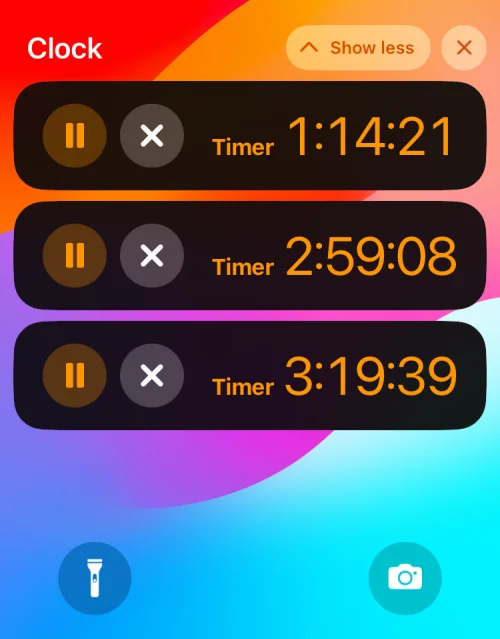 iOS 17이 설치된 iPhone에서 멀티 타이머를 사용하는 방법