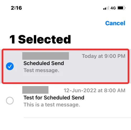 iOS 16의 Apple Mail에서 이메일을 예약하는 방법