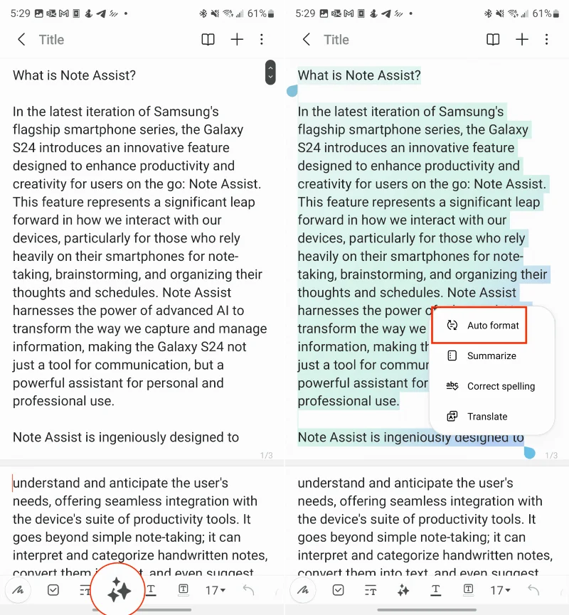 How to Use Note Assist on Galaxy S24