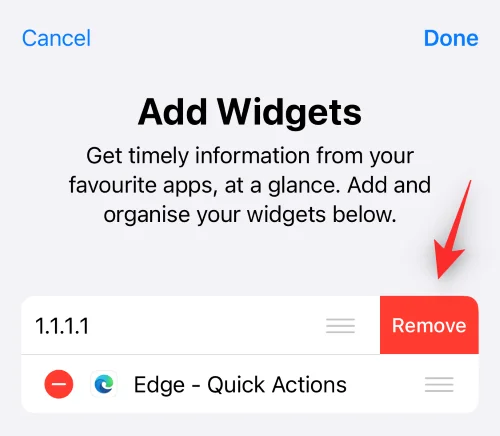 iOS 16의 iPhone에서 위젯을 관리하는 방법