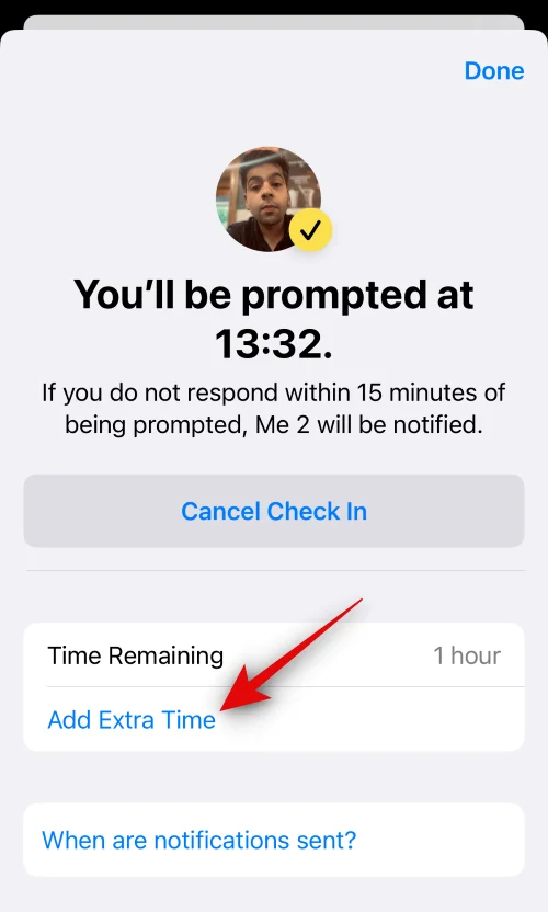 iOS 17에서 메시지 체크인을 사용하는 방법