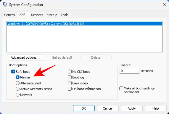 Windows 11에서 안전 모드로 부팅하는 방법