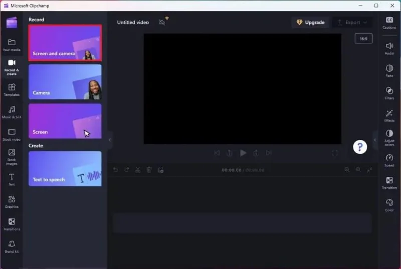 วิธีคัดกรองบันทึกด้วย Clipchamp บน Windows 11