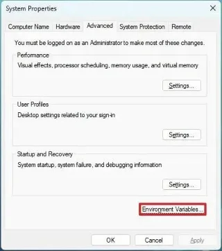 วิธีสร้างตัวแปรสภาพแวดล้อมที่กำหนดเองใน Windows 11, 10