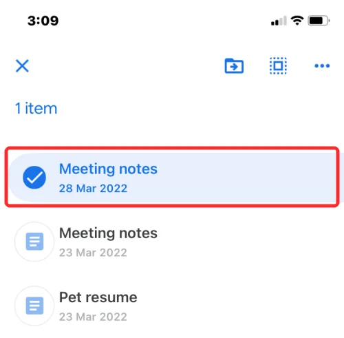 iPhone의 Google 드라이브에서 파일을 삭제하는 방법