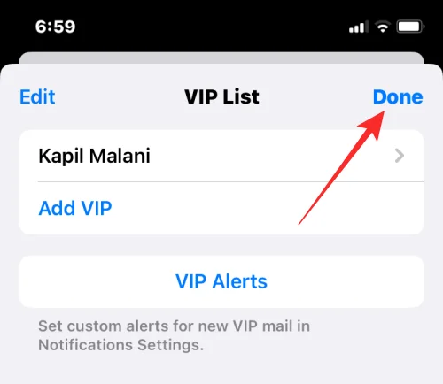 如何從 Apple Mail 的 VIP 列表中刪除人員