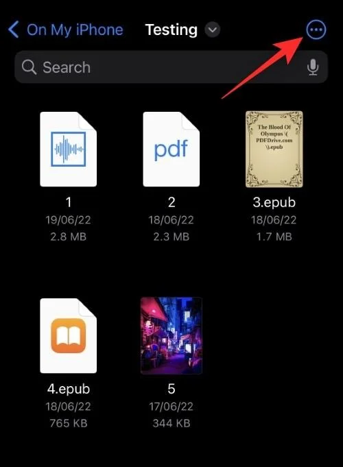 iOS 16에서 iPhone의 파일 확장자를 변경하는 방법