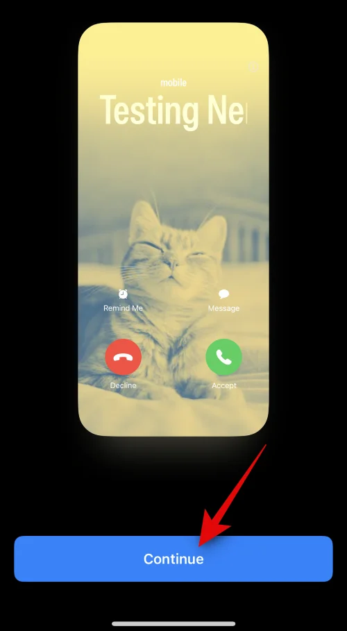 iOS 17이 설치된 iPhone에서 누군가를 위한 연락처 포스터를 만드는 방법