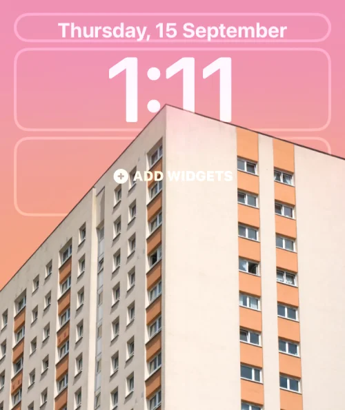 iOS 16에서 배경 화면 뒤에 시간을 두는 방법
