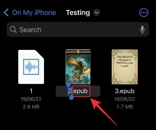 iOS 16에서 iPhone의 파일 확장자를 변경하는 방법