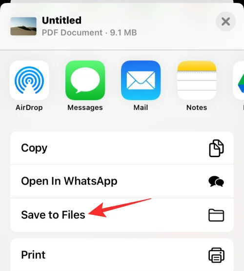 iPhone에서 여러 이미지를 PDF 파일로 병합하는 방법