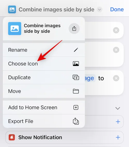 iPhone에서 두 장의 사진을 나란히 넣는 방법