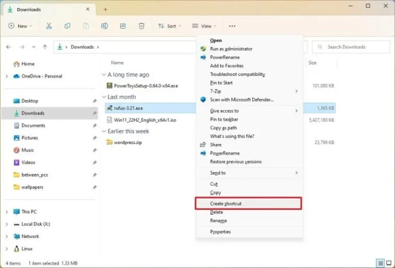 วิธีสร้างทางลัดบนเดสก์ท็อปใน Windows 11