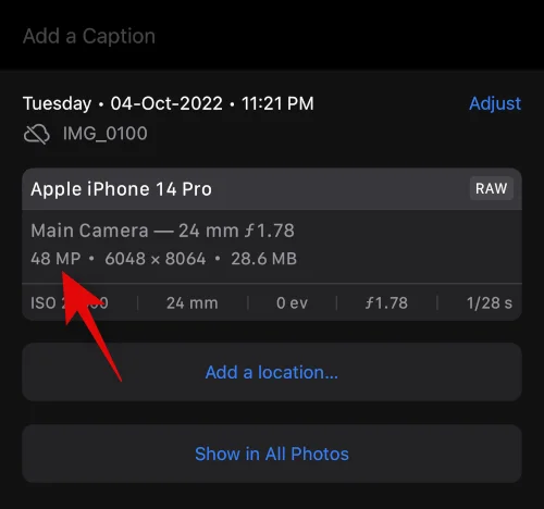 iPhone 14 Pro 및 Pro Max에서 48MP 카메라를 사용하는 방법