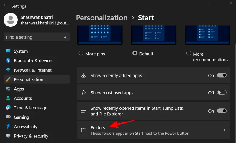 วิธีเปลี่ยนเค้าโครงเมนู Start ใน Windows 11