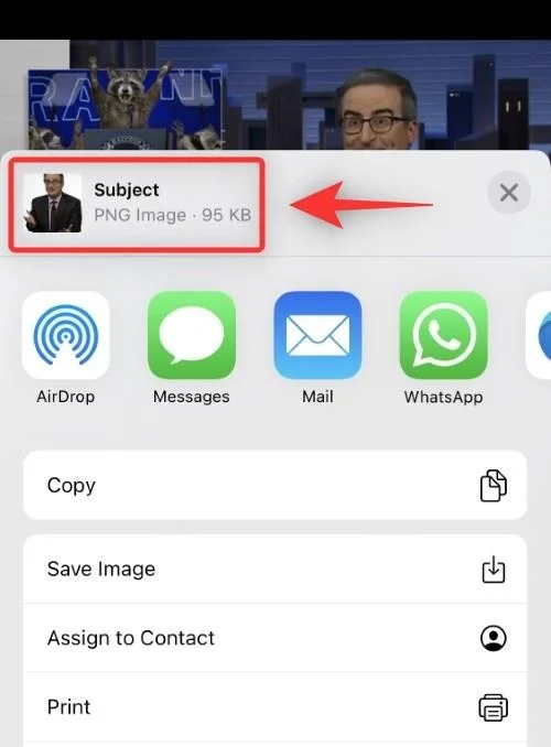 iOS 16의 iPhone에서 비디오의 주제를 복사하는 방법