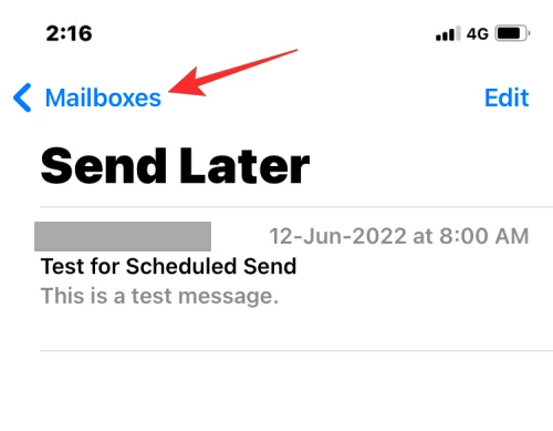 iOS 16의 Apple Mail에서 이메일을 예약하는 방법